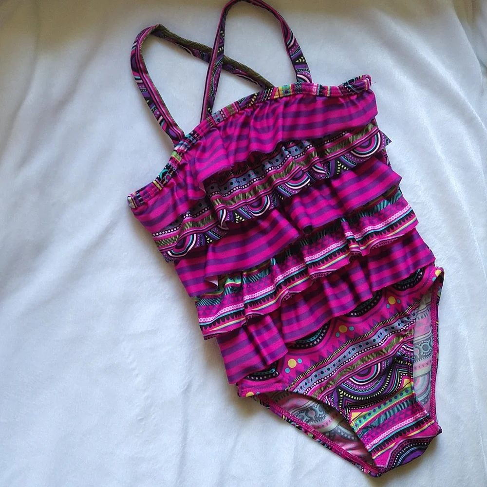 3T: MULTICOLOR SWIM SUIT. Cat & Jack